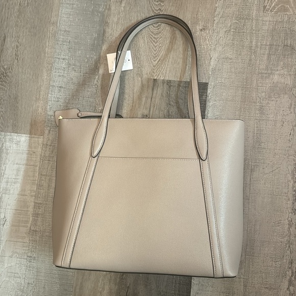 Kate Spade Cara Large Tote Bag in Warm Taupe, NWT $359 Value - Picture 2 of 6